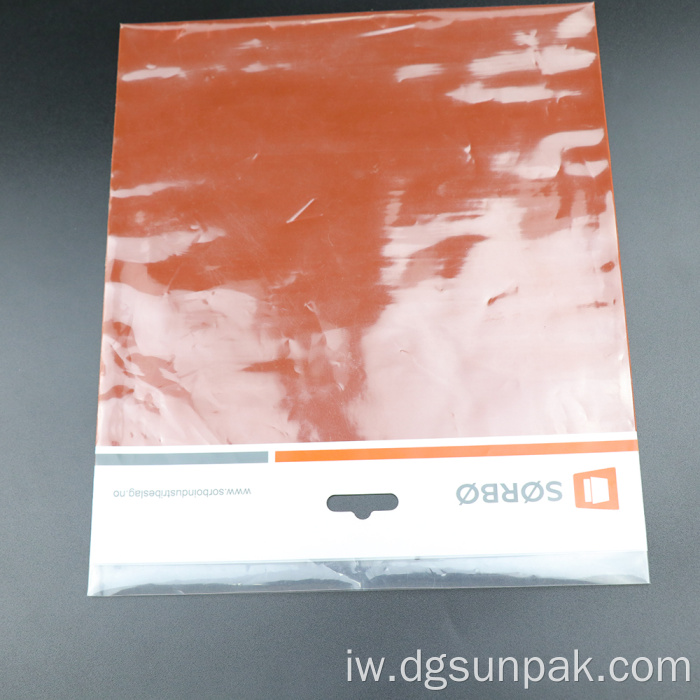 שקית פלסטיק דביקה להדפסת לוגו בהתאמה אישית